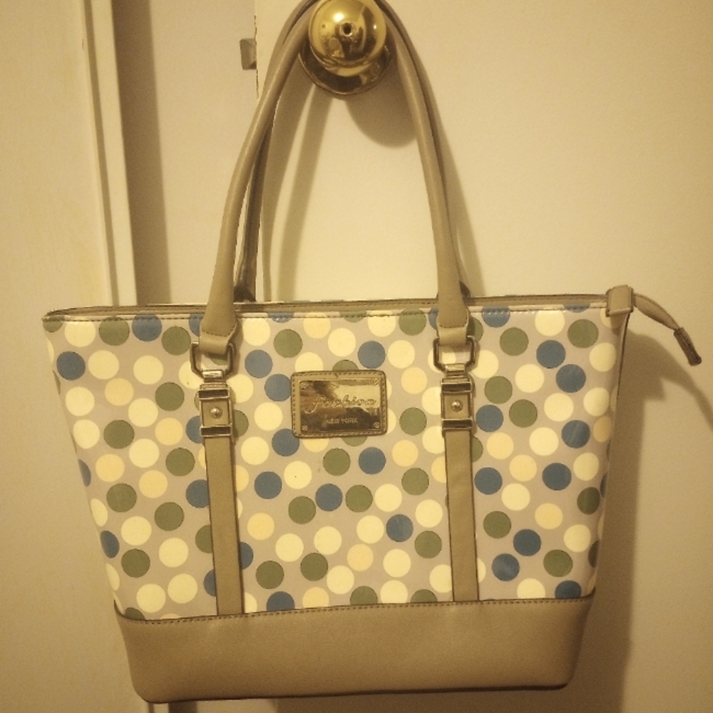 Polka dot tote